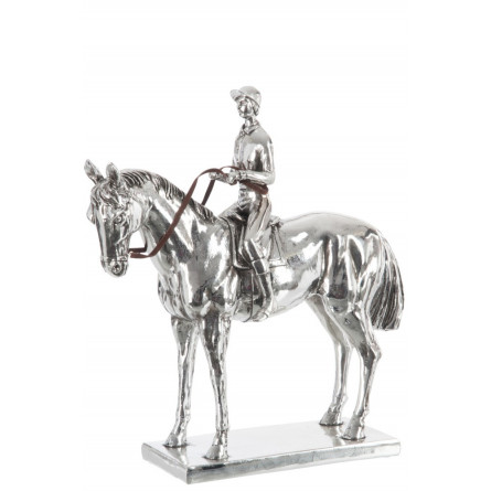 Figurka Koń + jeździec 33X13X34