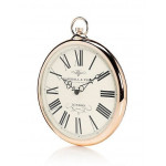 Duży okrągły miedziany zegar ścienny