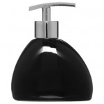 Dozownik do mydła w płynie, kolor czarny CERAMICZNY