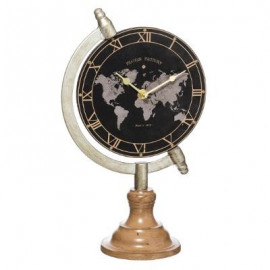 Zegar stołowy na kominek mapa